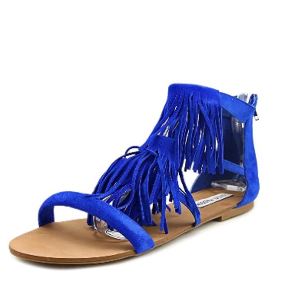 Steve Madden Favorit Open Toe Suede Gladiator 9M - Picture 1 of 3